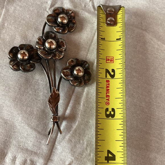 23 grams 925 RARE Danecraft silver large brooch - Picture 4 of 4